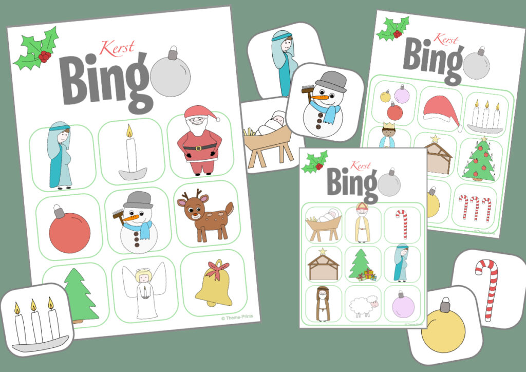 kerst bingo printable